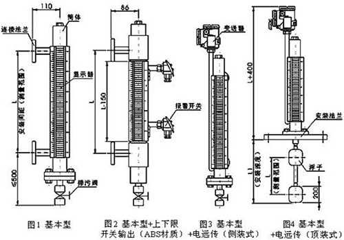 磁浮子液位計(jì)結(jié)構(gòu)特點(diǎn)圖