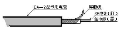 四線制超聲波液位計電纜線說明圖